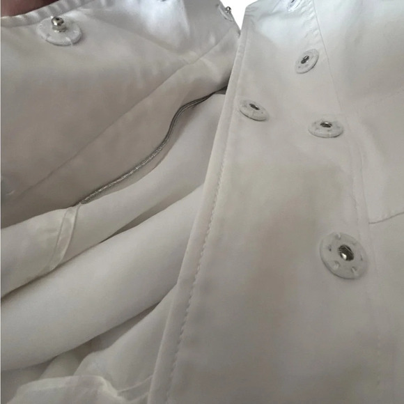 Magaschoni Collection Women’s White Jacket Size 12 Designer Business Spring - Picture 8 of 9